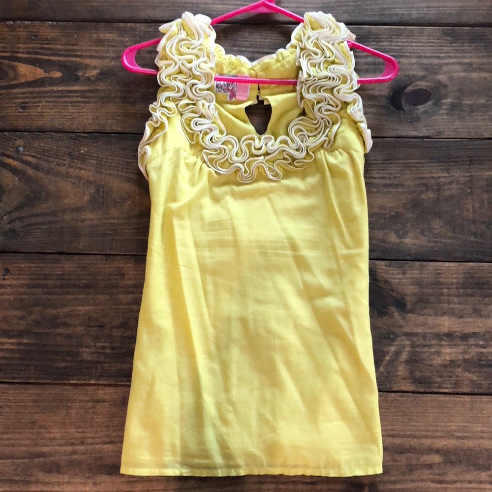 Anthropologie Ruffle Blouse